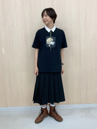 Футболка Demon Slayer: Kimetsu no Yaiba UNIQLO с принтом Zenitsu 1159851361 (Черный S)