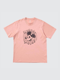 Футболка UNIQLO с Mickey Mouse Disney 1159851366 (Розовый 3XL)