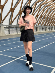 Футболка UNIQLO с Mickey Mouse Disney 1159851366 (Розовый 3XL)