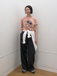 Футболка UNIQLO с Mickey Mouse Disney 1159851366 (Розовый 3XL)