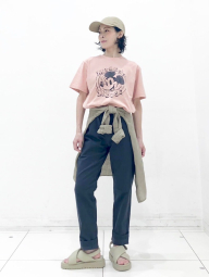 Футболка UNIQLO с Mickey Mouse Disney 1159851366 (Розовый 3XL)