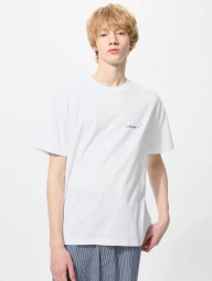 Футболка UNIQLO с принтом Mickey Mouse сзади 1159851369 (Белый XS)