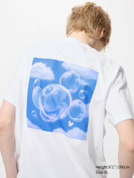 Футболка UNIQLO с принтом Mickey Mouse сзади 1159851369 (Белый XS)