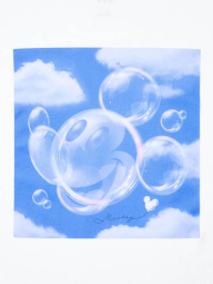 Футболка UNIQLO с принтом Mickey Mouse сзади 1159851369 (Белый XS)