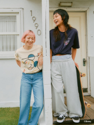 Футболка Disney's Mickey Faces UNIQLO с принтом 1159851373 (Молочный XXL)