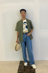 Футболка Disney's Mickey Faces UNIQLO с принтом 1159851373 (Молочный XXL)