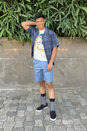 Футболка Disney's Mickey Faces UNIQLO с принтом 1159851373 (Молочный XXL)