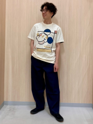 Футболка Disney's Mickey Faces UNIQLO с принтом 1159851373 (Молочный XXL)