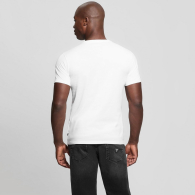 Чоловічі футболки Guess з оксамитовим логотипом 1159851411 (Білий L)