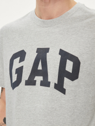 Футболка чоловіча GAP з логотипом 1159851414 (Сірий L)