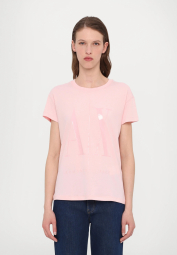 Жіноча футболка Armani Exchange з логотипом 1159851436 (Рожевий XS)