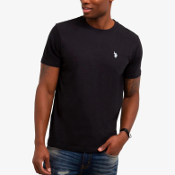 Футболка U.S. Polo Assn с логотипом 1159851514 (Черный M)