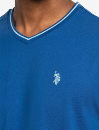 Футболка U.S. Polo Assn с логотипом 1159851520 (Синий XXL)