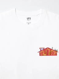 Футболка UNIQLO з принтом Toy Story 1159851816 (Білий S)