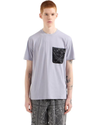 Футболка Armani Exchange с карманом 1159851837 (Сиреневый XL)