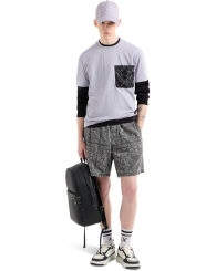 Футболка Armani Exchange с карманом 1159851837 (Сиреневый XL)