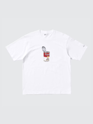 Футболка с принтом NY POP ART UT UNIQLO 1159851960 (Белый XXL)