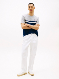 Мужская футболка Tommy Hilfiger с логотипом 1159852118 (Синий/Серый M)