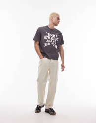 Чоловічі футболки з логотипом Tommy Hilfiger 1159852413 (Сірий M)