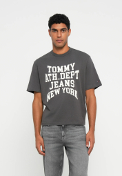 Чоловічі футболки з логотипом Tommy Hilfiger 1159852413 (Сірий M)