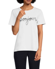 Жіноча футболка Karl Lagerfeld Paris 1159852437 (Білий L)