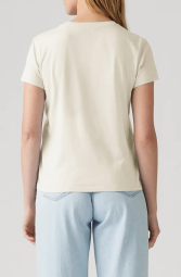 Женская футболка Levi's с принтом 1159852529 (Молочный M)