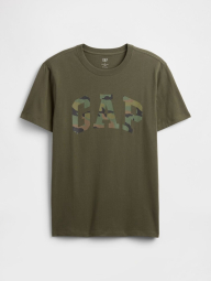 Футболка мужская GAP с логотипом 1159852550 (Зеленый XXL)