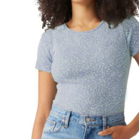 Жіноча футболка Levi's з принтом 1159852672 (Блакитний M)