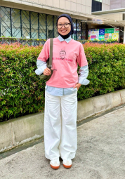 Футболка з принтом Labubu POP MART UT UNIQLO 1159853023 (рожевий S)