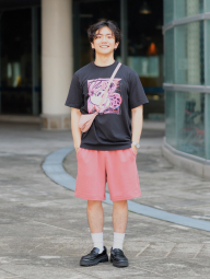 Футболка UNIQLO Disney's Mickey Faces UT 1159853149 (Чорний S)