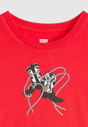 Женская футболка Levi's с принтом 1159853161 (Красный S)