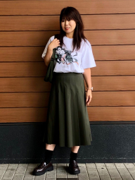 Футболка Demon Slayer: Kimetsu no Yaiba UNIQLO с принтом 1159853169 (Белый XL)