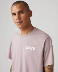 Футболка мужская Levi's с логотипом 1159853224 (Сиреневый S)