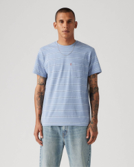 Мужская футболка Levi's с принтом 1159853371 (Синий S)