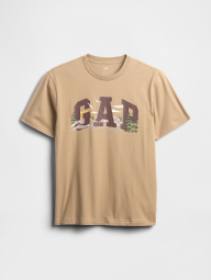 Мужская футболка GAP с принтом 1159854574 (Бежевый M)