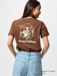 Футболка UNIQLO з принтом TOY STORY UT 1159853521 (Коричневий S)