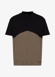 Мужская футболка Armani Exchange 1159854062 (Черный/Зеленый XL)