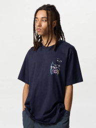 Футболка с принтом Disney's Mickey Faces UNIQLO 1159854235 (Синий XXL)