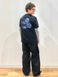 Футболка с принтом Disney's Mickey Faces UNIQLO 1159854235 (Синий XXL)