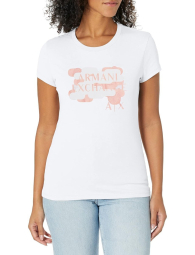 Женская футболка Armani Exchange с принтом 1159854360 (Белый XS)