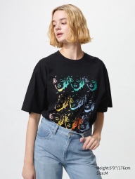Футболка з принтом NY POP ART UT UNIQLO 1159855176 (Чорний L)