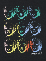 Футболка з принтом NY POP ART UT UNIQLO 1159855176 (Чорний L)