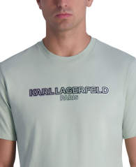 Мужская футболка Karl Lagerfeld Paris с логотипом 1159854576 (Зеленый S)