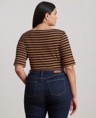 Жіноча футболка Ralph Lauren 1159854580 (Синій/Коричневий XS)