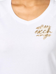 Жіноча футболка Armani Exchange з логотипом 1159854599 (Білий XS)