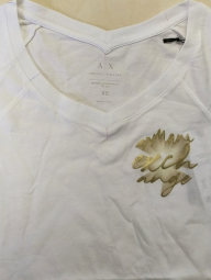 Жіноча футболка Armani Exchange з логотипом 1159854599 (Білий XS)