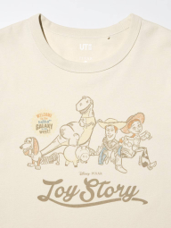 Футболка UNIQLO Toy Story UT з принтом 1159854729 (Молочний XL)