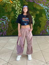 Футболка Hello Kitty 50th Anniversary UNIQLO 1159854984 (Синій XS)