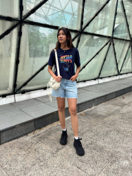 Футболка Hello Kitty 50th Anniversary UNIQLO 1159854984 (Синій XS)