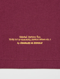 Футболка PEANUTS UT UNIQLO с принтом 1159854991 (Бордовый XS)